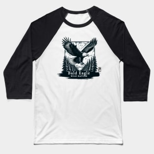 Bald Eagle - WILD NATURE - BALD EAGLE -14 Baseball T-Shirt
